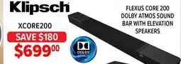 2001 Audio Video XCORE200 Klipsch FLEXUS CORE 200 DOLBY ATMOS SOUND BAR WITH ELEVATION offer