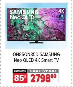 2001 Audio Video QN85QN85D SAMSUNG Neo QLED 4K Smart TV offer