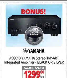 2001 Audio Video AS801B YAMAHA Stereo ToP-ART Integrated Amplifier-BLACK OR SILVER offer