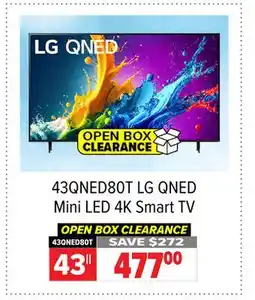 2001 Audio Video 43QNED80T LG QNED Mini LED 4K Smart TV offer