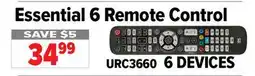 2001 Audio Video URC3660 Essential 6 Remote Control offer