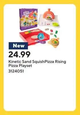 Staples Kinetic Sand SquishPizza Rising Pizza Playset offer