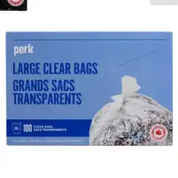 Staples Staples Low Density Plastic Liners, Clear, 22W x 24L, 100 Pack offer