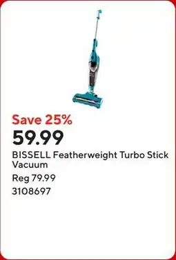 Staples BISSELL Featherweight Turbo Stick Vacuum offer