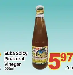 T&T Supermarket SUKA SPICY PINAKURAT VINEGAR, 500ml offer