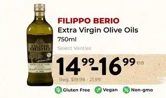 Marche Leo's FILIPPO BERIO Extra Virgin Olive Oils offer