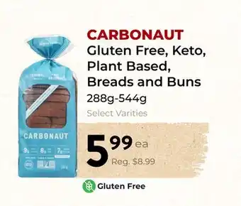 Marche Leo's CARBONAUT Gluten Free, Keto, Plant Based, Breads and Buns offer