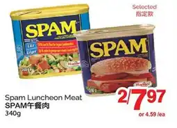 T&T Supermarket SPAM LUNCHEON MEAT, 340 G offer