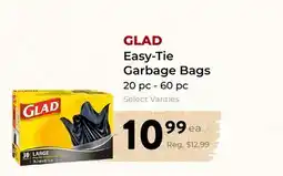 Marche Leo's GLAD Easy-Tie Garbage Bags offer