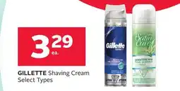 Rexall GILLETTE Shaving Cream offer