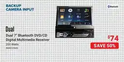 Visions Electronics Dual 7 Bluetooth DVD/CD Digital Multimedia Receiver offer