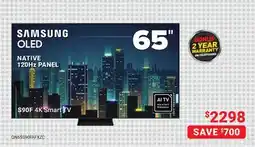 Visions Electronics Samsung 65 S90F 4K Smart TV offer