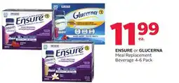 Rexall ENSURE or GLUCERNA Meal Replacement Beverage offer