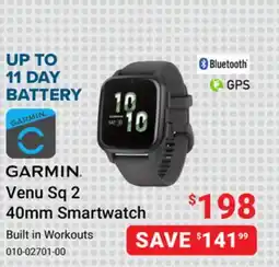 Visions Electronics Venu Sq 2 40mm Smartwatch offer