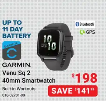 Visions Electronics Venu Sq 2 40mm Smartwatch offer