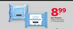 Rexall NEUTROGENA Makeup Removing or Cleansing Wipes offer
