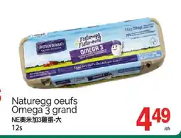 T&T Supermarket NATUREGG OEUFS OMEGA 3 GRAND, 12S offer