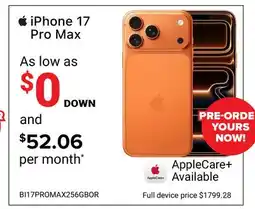 Visions Electronics iPhone 17 Pro Max offer