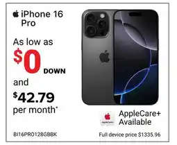 Visions Electronics iPhone 16 Pro offer