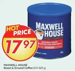 Sobeys Maxwell house Roast & Ground Coffee offer