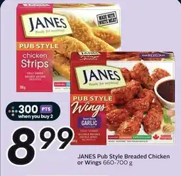 Sobeys Janes pub style breaded chicken or wings offer