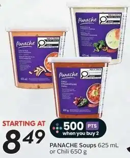 Sobeys Panache soups or chili offer