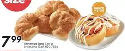 Sobeys Cinnamon Buns or Croissants offer