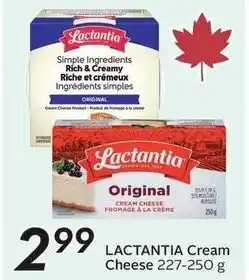 Sobeys Lactantia cream cheese offer