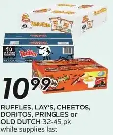 Sobeys Ruffles and lay's or cheetos offer