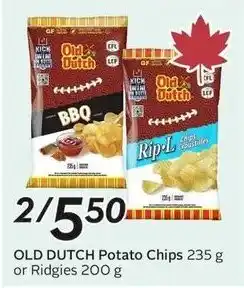 Sobeys Old dutch potato chips offer