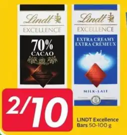 Sobeys Lindt excellence bars offer