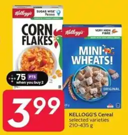 Sobeys Kellogg's cereal offer