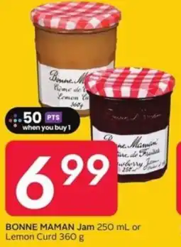 Sobeys Bonne maman jam or lemon curd offer
