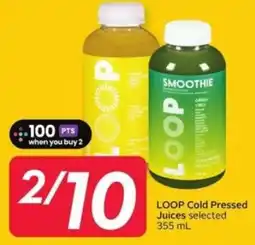 Sobeys Loop cold pressed juices selected offer