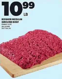 Loblaws Kosher medium ground beef offer