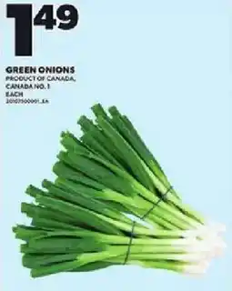 Loblaws Green onions offer