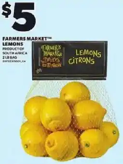 Loblaws Farmers market lemons offer