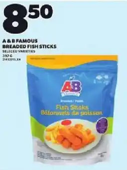 Loblaws A & b breaded fish sticks offer