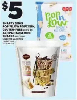 Loblaws Snappy snax pop'n low popcorn gluten-free offer