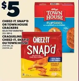 Loblaws Cheez-it, snap'd or town house crackers offer