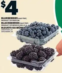 Loblaws Blueberries or blackberries offer