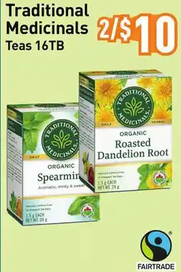 Healthy Planet Traditional Medicinals Teas offer