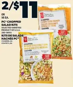 Loblaws PC chopped salad kits offer