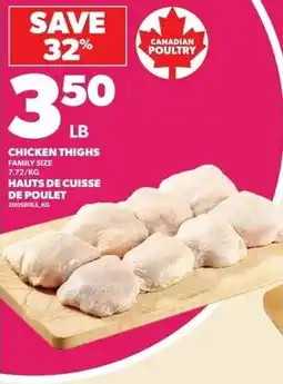 Loblaws Chicken thighs offer
