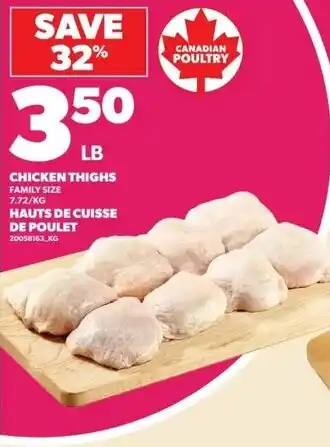 Loblaws Chicken thighs offer