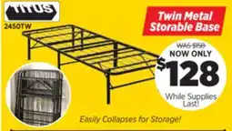 Surplus Furniture Twin Metal Storable Base offer