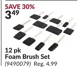 Princess Auto 12 pk Foam Brush Set offer