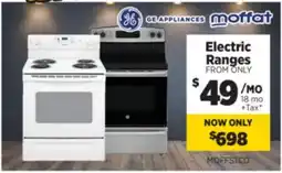 Surplus Furniture Electric Ranges Starting at offer