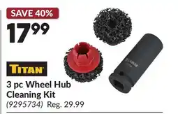 Princess Auto 3 pc Wheel Hub Cleaning Kit offer