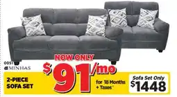 Surplus Furniture Galt Granite Sofa & Loveseat offer